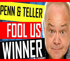 Penn And Teller Fool Us Winner John Archer David Blaine Copperfield Magi... - £19.97 GBP