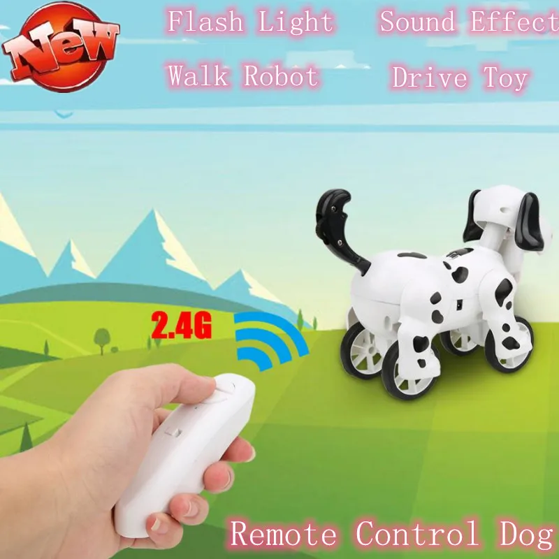 Child Learning Toy High Simulaiton Dog Remote Control RC Robot Dog Toy Can Sound - £39.80 GBP