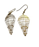 Vintage Hot Air Balloon Earrings dangler cut outs Aviator Aviatrix Mod k... - £12.97 GBP