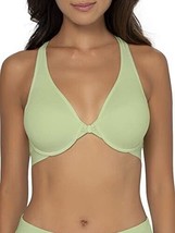 Smart &amp; Sexy Women&#39;s Cloud Cotton Comfort Front &amp; Back Close Racerback Bra 34DDD - $20.57