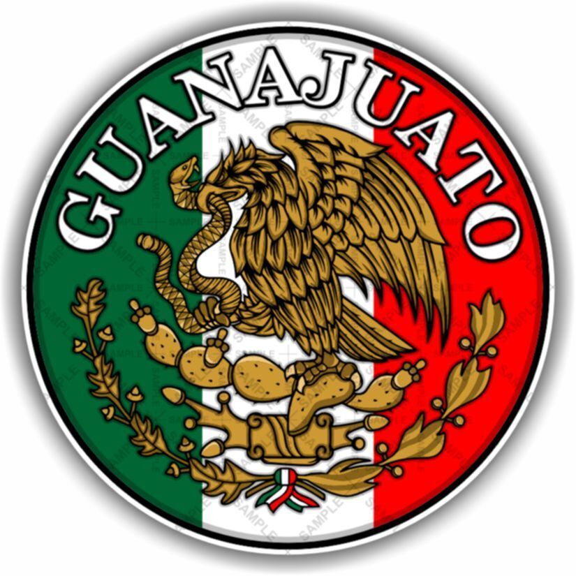 Primary image for Guanajuato GTO Mexico Round  Precision Cut Decal