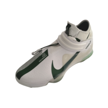 Nike Men&#39;s Force Zoom Trout 7 Pro Mid Baseball Cleats White/Forest Green Size 14 - £92.65 GBP