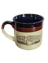 Vintage 1986 Hardee&#39;s Rise and Shine Homemade Biscuits coffee mug - £9.58 GBP