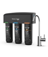 Waterdrop TSB 3-Stage High Capacity Under Sink Water Filter, with, USA Tech - £102.25 GBP