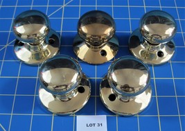 Dummy Door Knobs - Lot of 5 - w/Finish Flaws - Art / Craft Projects (Lot... - £8.29 GBP