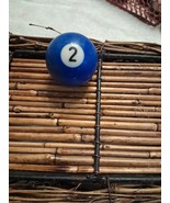 Replacement Mini Billiard Pool Ball - Blue #2  - $187.28 MXN