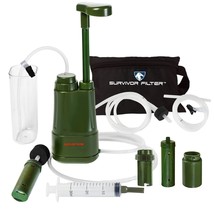 Survivor Filter Pro Extender Series - Portable Water Filter Pump With Extra - $129.94