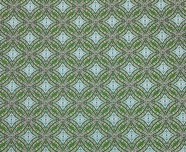 Tommy Bahama Sun Swirl Green Blue Geometric MULTI-USE Fabric By Yard 54&quot;W - £9.16 GBP
