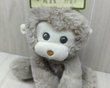 Kellytoy Kellypet kelly pet Plush monkey Dog Toy sitting Squeaky NWT tan... - $14.84