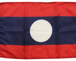 Laos - 12&quot;X18&quot; Nylon Flag - $25.20