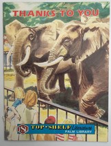 Vintage Children&#39;s Book Thanks to You Top-Shelf Literature Palm Library Book  - £11.07 GBP