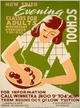 2663.Cooking evening classes for adults 18x24 Poster.Home decor interior room de - £22.18 GBP