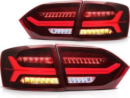 cciyu Taillight Assembly Replacement For Volkswagen For Jetta 2011-2014 Red - £293.95 GBP