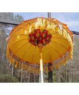 Umbrella Patio ornamental Bali color Pole approx 7' x 4' (One Umb.) many colors - $250.00