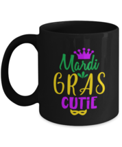Mardi Gras Cutie, black Coffee Mug, Coffee Cup 11oz. Model 60059  - £18.01 GBP