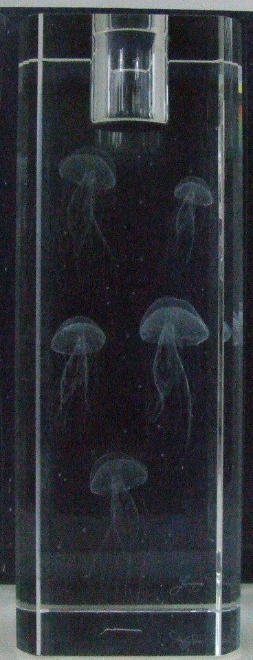 3D laser design of several "Jellyfish" in Lenic Crystal-
show original title
... Item image 3