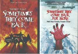 Sometimes They Come BACK- Stephen King Double-Original+For More-NEW USA- 2 Dvd&#39;s - £23.72 GBP
