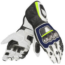 LE Customize any logo Motorbike Leather Gloves  - £101.80 GBP