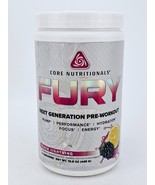 Core Nutritionals Fury Pre Workout Powder Black Lightening 20 Servings 1... - $570.14 MXN