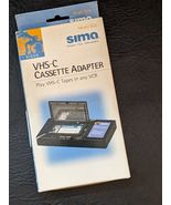 Sima VHS-C Video Cassette Adapter SCA-P Brand New Sealed - $29.96