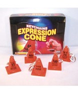24 PC EXPRESSION TRAFFIC CONES key chains jokes  funny - $15.47 CAD