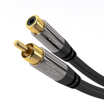 KabelDirekt  6ft Short  RCA/Phono Extension Lead Cable, Audio/Digital/Video (Coa - £12.76 GBP