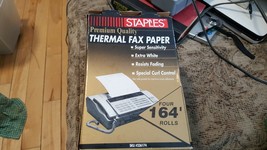 Thermal Fax Paper 8.5" Long 1" Core 164 Feet 4 Rolls - $19.59