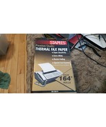 THERMAL FAX PAPER 8.5&quot; LONG  1&quot; CORE 164 FEET 4 ROLLS - $26.81 CAD