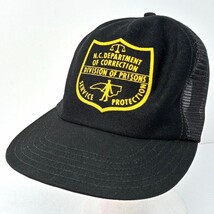 *READ* Vintage North Carolina Dept of Correction Made in USA Snapback Ca... - $14.95