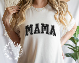 Mama Varsity SVG Mama PNG, Mama Svg Cut File For T-shirt, Varsity Style Font - £2.41 GBP
