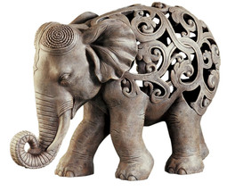 Indian Elephant Jali Sculpture - £62.50 GBP