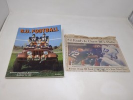 1983 Syracuse Orange Football Game Program &amp; Newspaper NCAA Tim Green Mi... - $12.62