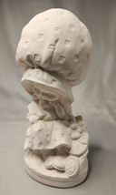 Ceramic Bisque Holly Hobby Inspired Girl in Bonnet Ready to Paint 1973 Vintage - £9.86 GBP