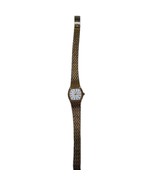Vintage Elgin Gold Tone Petite Women&#39;s Quartz Watch Silver Dial Base Metal - $619.25 MXN