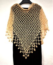 Handmade, Openwork, Crochet shawl. BG-3 - $80.00
