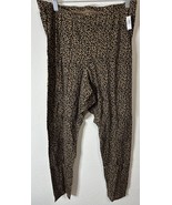 Old Navy Women’s High Rise Brown Animal Print Cotton Ankle Leggings Size... - $24.74