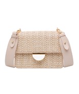 Bali Bag Hand Woven Bolsa Feminina Square Bag Buckle Rattan Straw Bags S... - £29.50 GBP