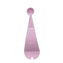 Tupperware 1/8 TSP Measuring Spoon Light Pink Embossed Curved 6146 Repla... - £7.63 GBP