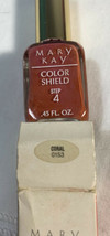 Mary Kay 0153 Coral Step 4 Nail Color &quot;Color Shield&quot; Nib New Old Stock - £5.98 GBP