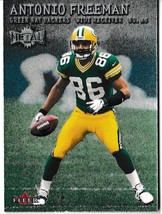 2000 Fleer Metal Antonio Freeman Football Trading Card #67 Green Bay Packers - £1.57 GBP