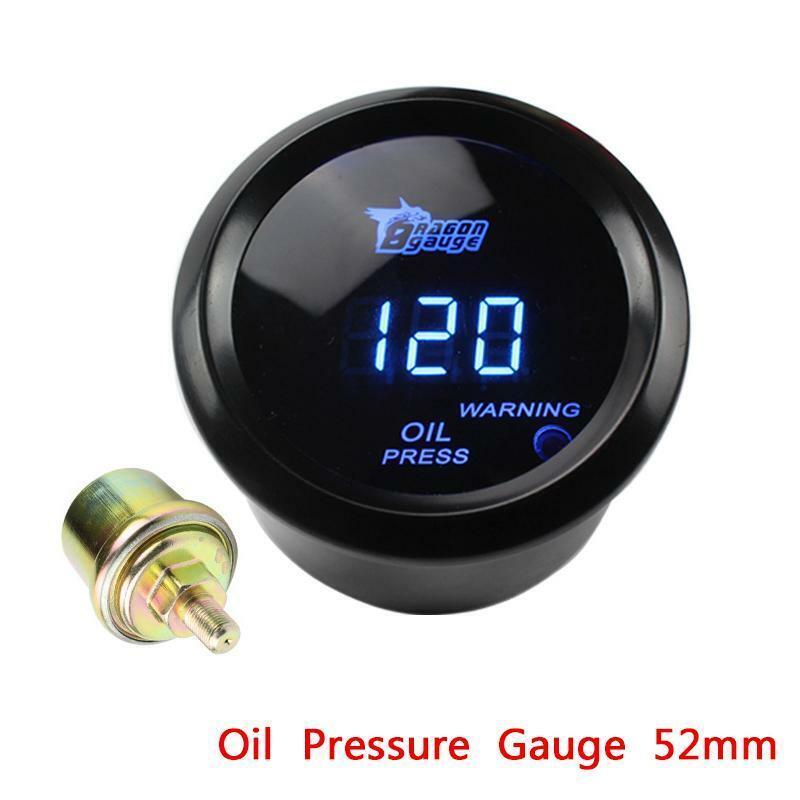 Primary image for Oil Press Gauge 2" /52mm Digital Oil Pressure Gauge With Sensor/car Meter P
