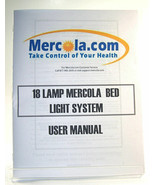 Mercola 18 Lamp Tanning Bed User Manual 18 Bulb Bed ESB - $9.50