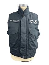 FPARxRICHARDSON Black Cotton Gilet Vest Removable Patches Unisex Size XS... - $34.64