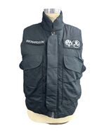 FPARxRICHARDSON Black Cotton Gilet Vest Removable Patches Unisex Size XS... - $34.64