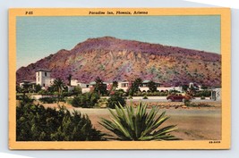 Paradise Inn Hotel Phoenix Arizona AZ UNP Unused Linen Postcard E15 - £3.24 GBP