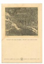 Swedish American Menu 1956 Kungsholm Around the World Svaltkarnen Water ... - $13.86