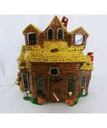 Halloween Haunted Lighted House 12x13&quot; Works - $54.26 CAD