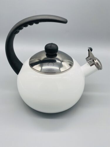 FARBERWARE Porcelain Enamel 2.5 Quart Whistling Tea Kettle - $16.34