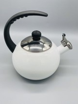 FARBERWARE Porcelain Enamel 2.5 Quart Whistling Tea Kettle - £12.87 GBP