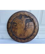 Rare Beautiful Mandel Brothers Wood Carving Of A Man &amp; A Women In A Tavern - $1,247.39